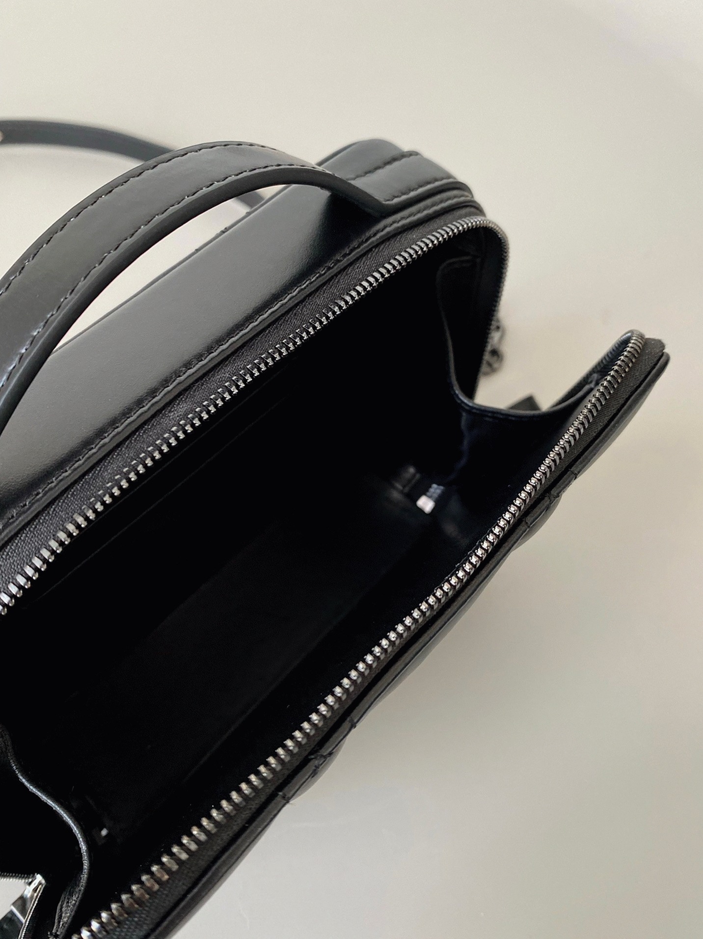 D10r Caro Micro Bag Knockoff in Black
