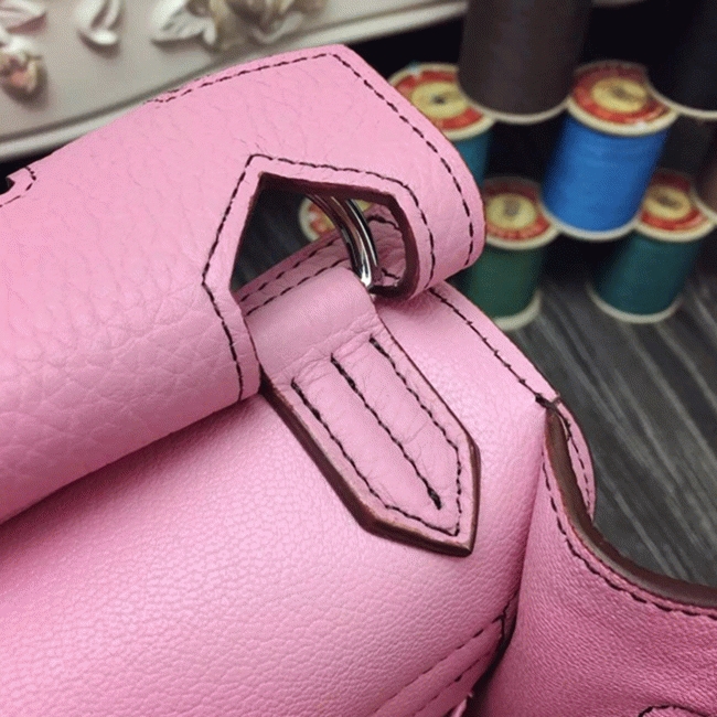 Pink fake luxury H**me5 Jypsiere 31cm handbag