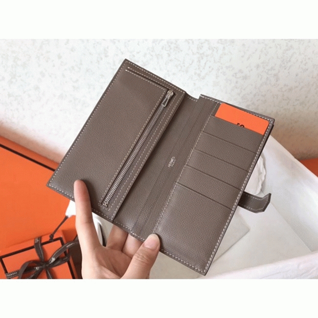 Ultraviolet Taupe Knockoff H**me5 Bearn Wallet