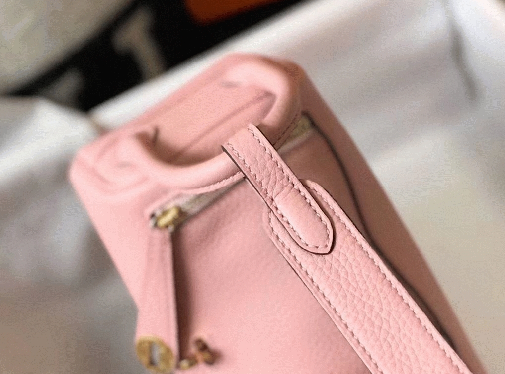Top replica H**me5 Lindy Mini handbag in pink