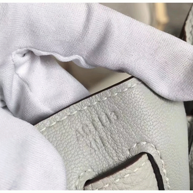 White with Zigzag Handle Replica H**me5 Kelly 28cm Unique Bag