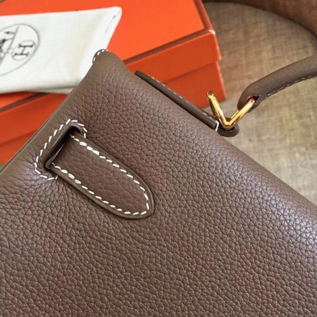 Etoupe Clemence Fake H**me5 Kelly Retourne 28cm Classic Tote