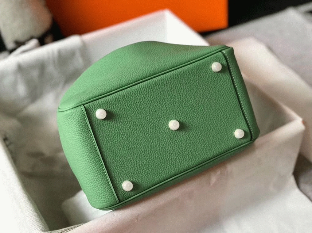 Fake H**me5 Lindy bag 26cm in vert criquet