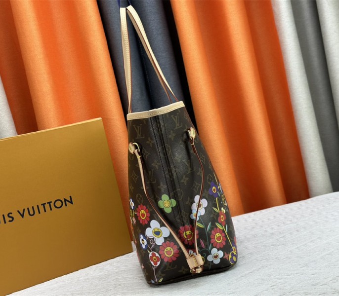 L0vis Vvtt0n X TM Monogram Canvas Neverfull MM