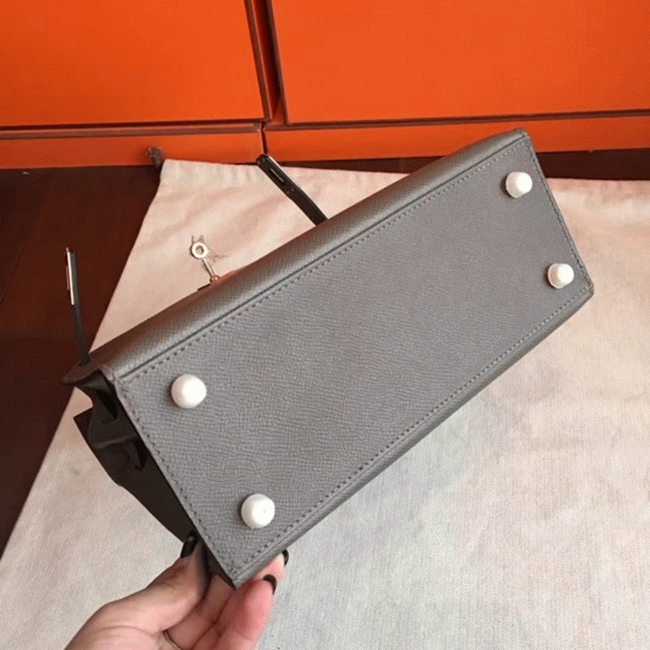 Etoupe Epsom Replica H**me5 Kelly 25cm Sellier Refined Bag