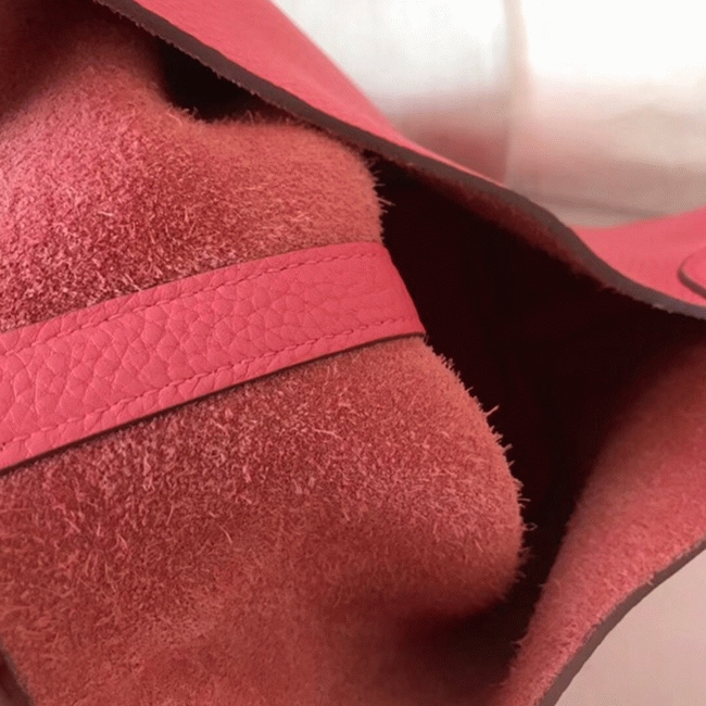 Rose lipstick cheap replica H**me5 Picotin Lock 22cm handbag