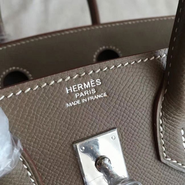 Etoupe H**me5 Birkin 25cm Excellent Replica