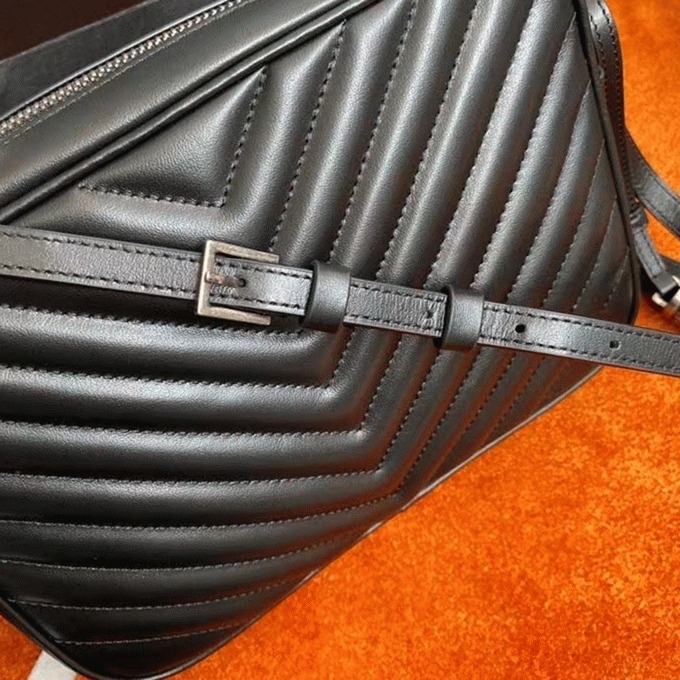 Fake Sa1nt Lau*nt Lou Camera Bag Noir