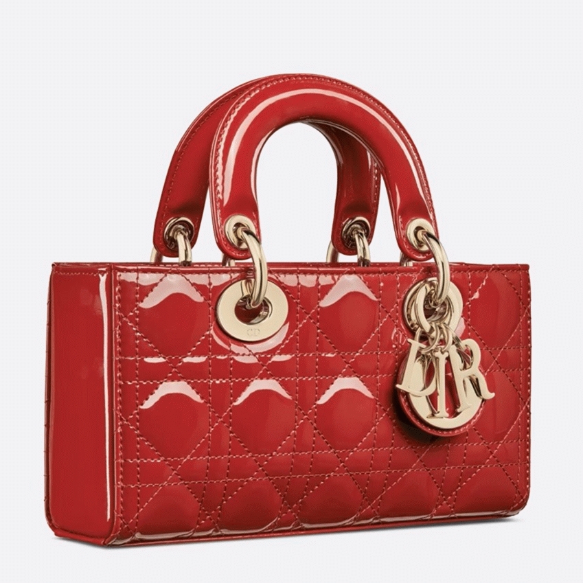 D10r Lady D-Joy Small Bag Imitation in Red