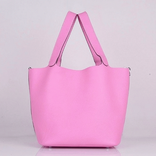 Pink replica designer H**me5 Picotin Lock handbag
