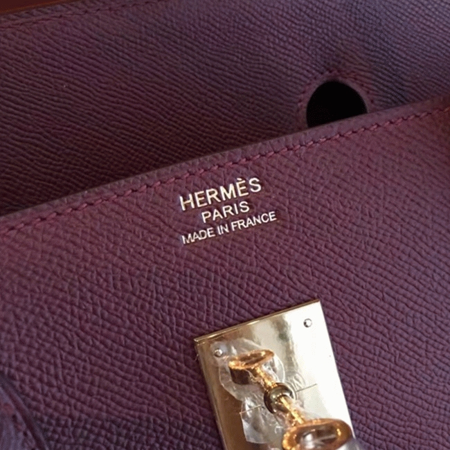 Bordeaux Imitation Copy H**me5 Birkin 40cm Handbag