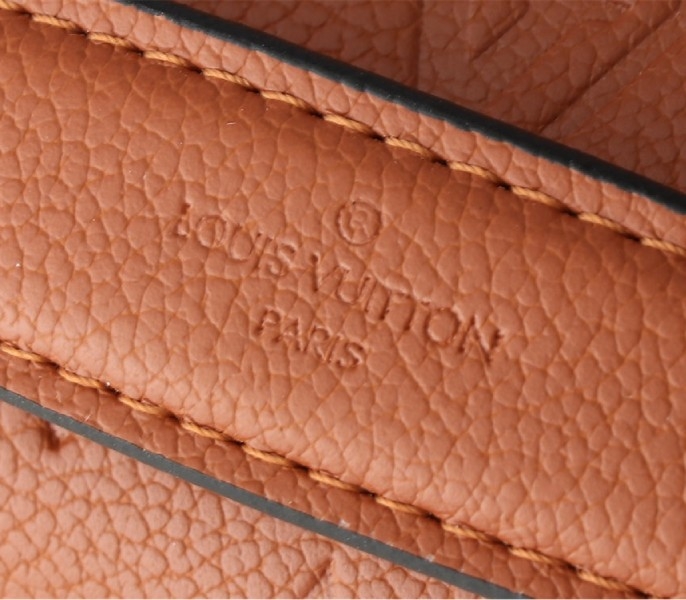 L0vis Vvtt0n Monogram Empreinte Metis Handbag In Cognac Brown