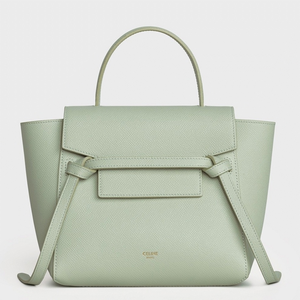 Ce1i*e Belt Nano Bag Imitation in Vert D eau