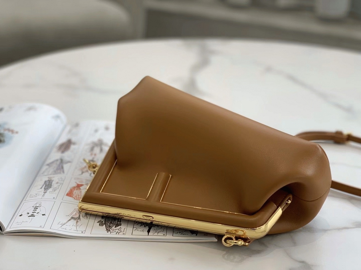Top Quality Knockoff F**di First Small Bag In Brown