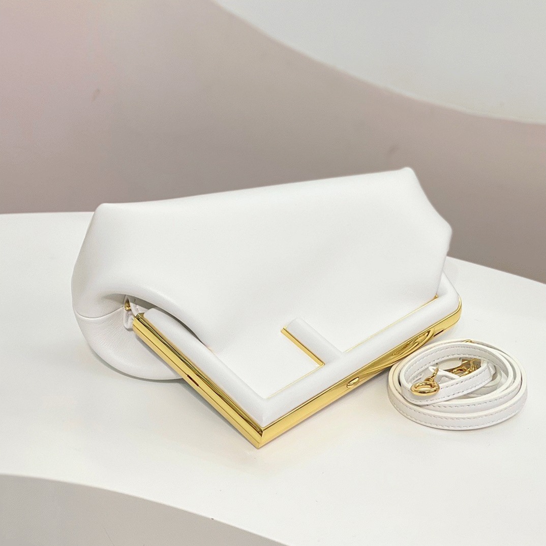 Top Quality Replica Previous Previous F**di First Small Bag In White