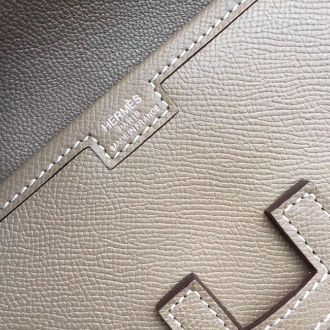 Etoupe knockoff H**me5 Jige Elan 29 clutch bag