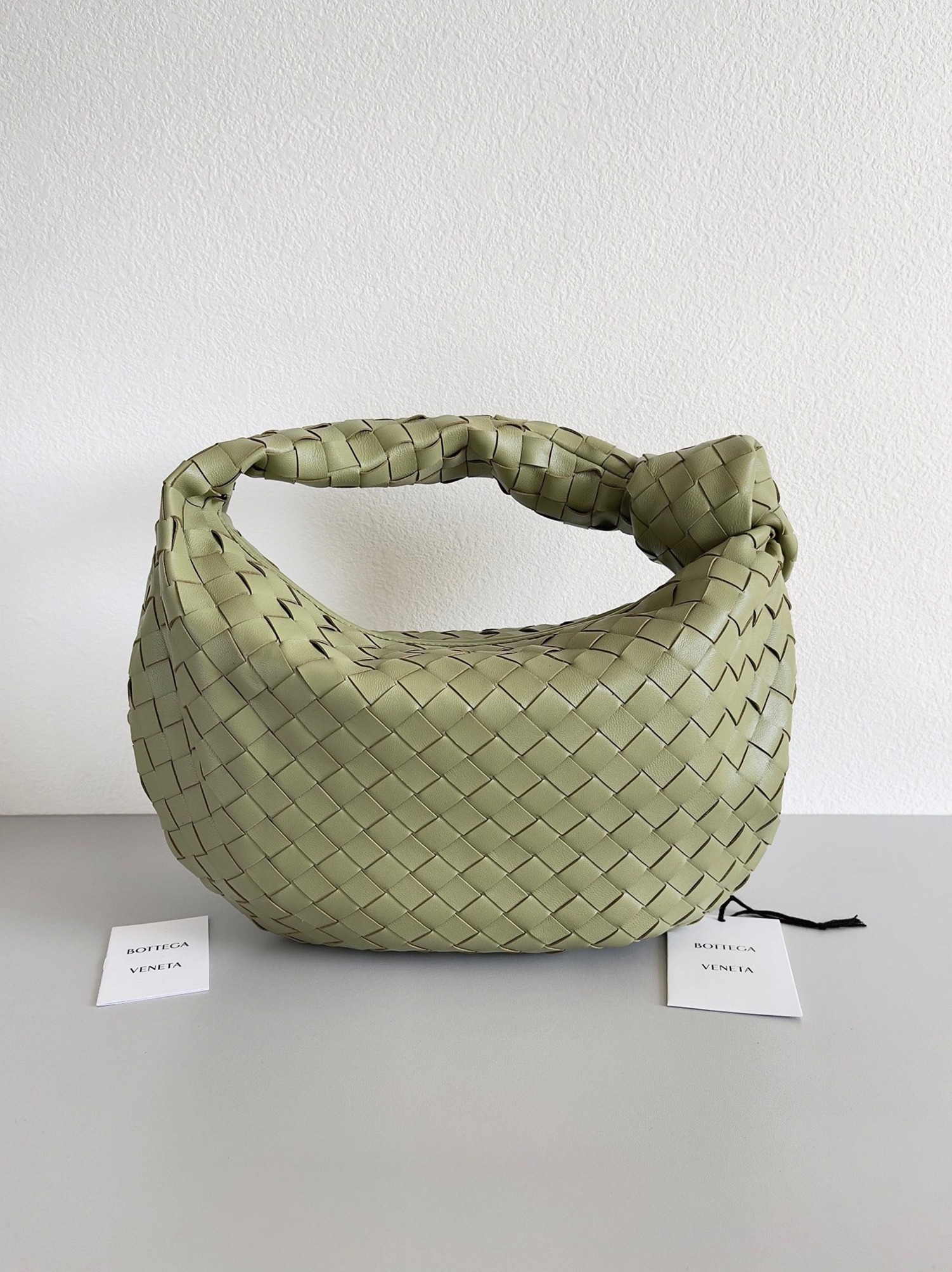 Knockoff B0tt*ga Ven*ta BV Jodie Teen Bag Travertine