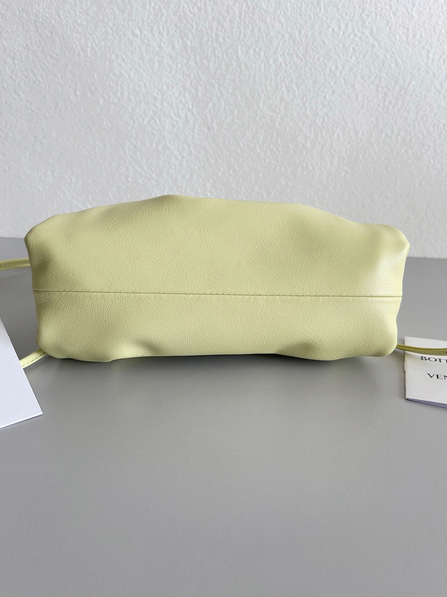 Fake B0tt*ga Ven*ta Mini Pouch with Strap Zest Washed