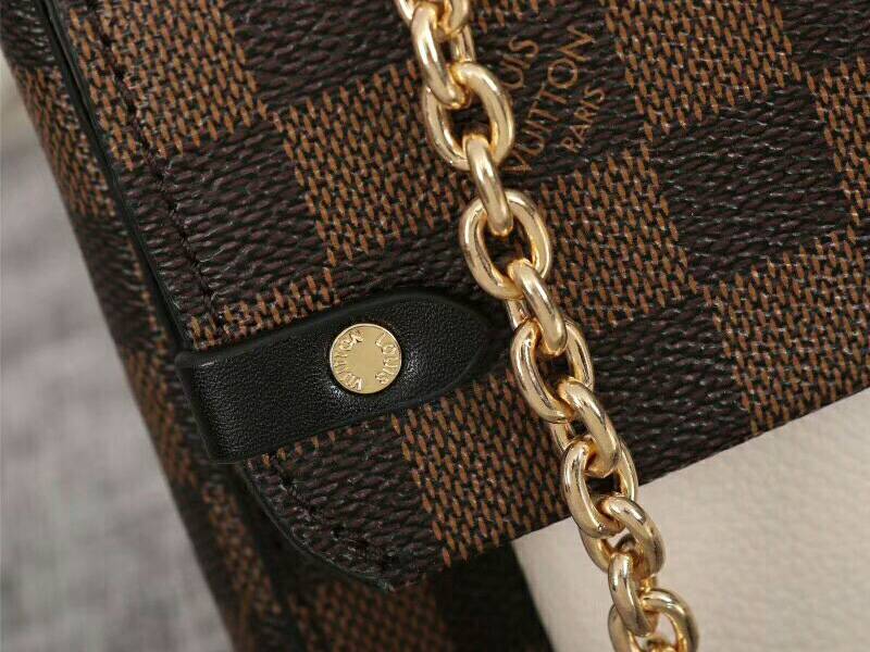 L0vis Vvtt0n Damier Ebene Canvas Vavin PM Bag In Cream