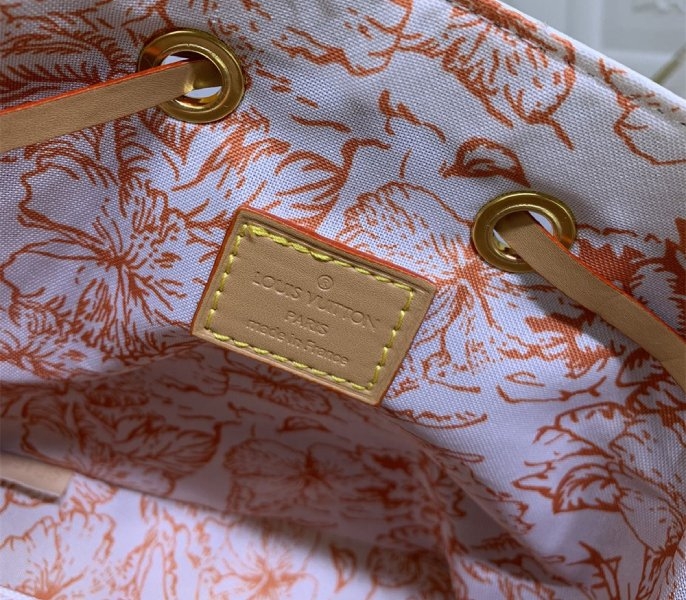 L0vis Vvtt0n LV By The Pool Monogram Tiles Canvas NeoNoe BB Bag In Coral