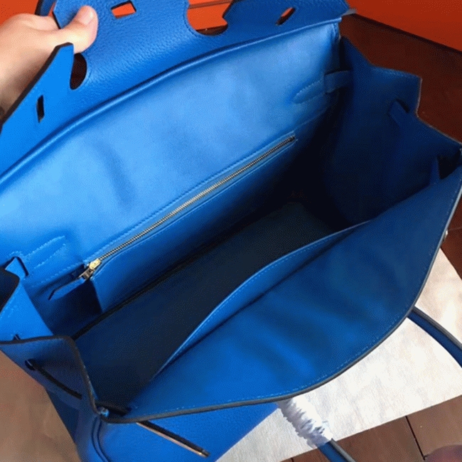 Blue Hydra Fake Designer H**me5 Birkin 35cm Bag