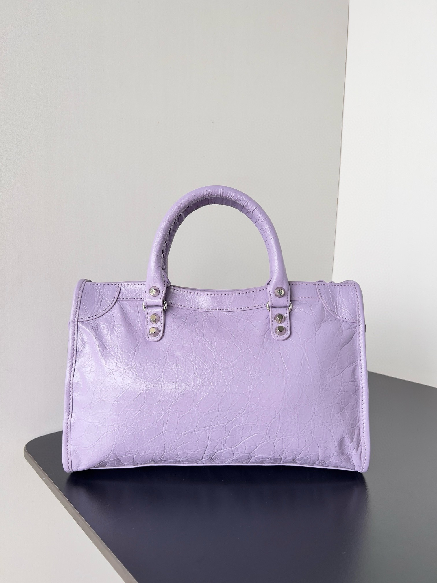Knockoff Ba1en*iaga Le City Small Bag Lilas Arena Lambskin
