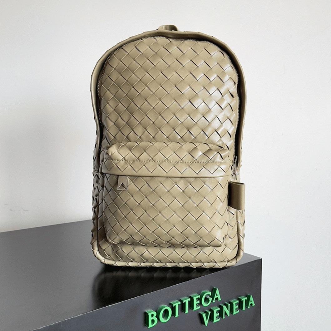 Fake B0tt*ga Ven*ta Small Backpack Taupe