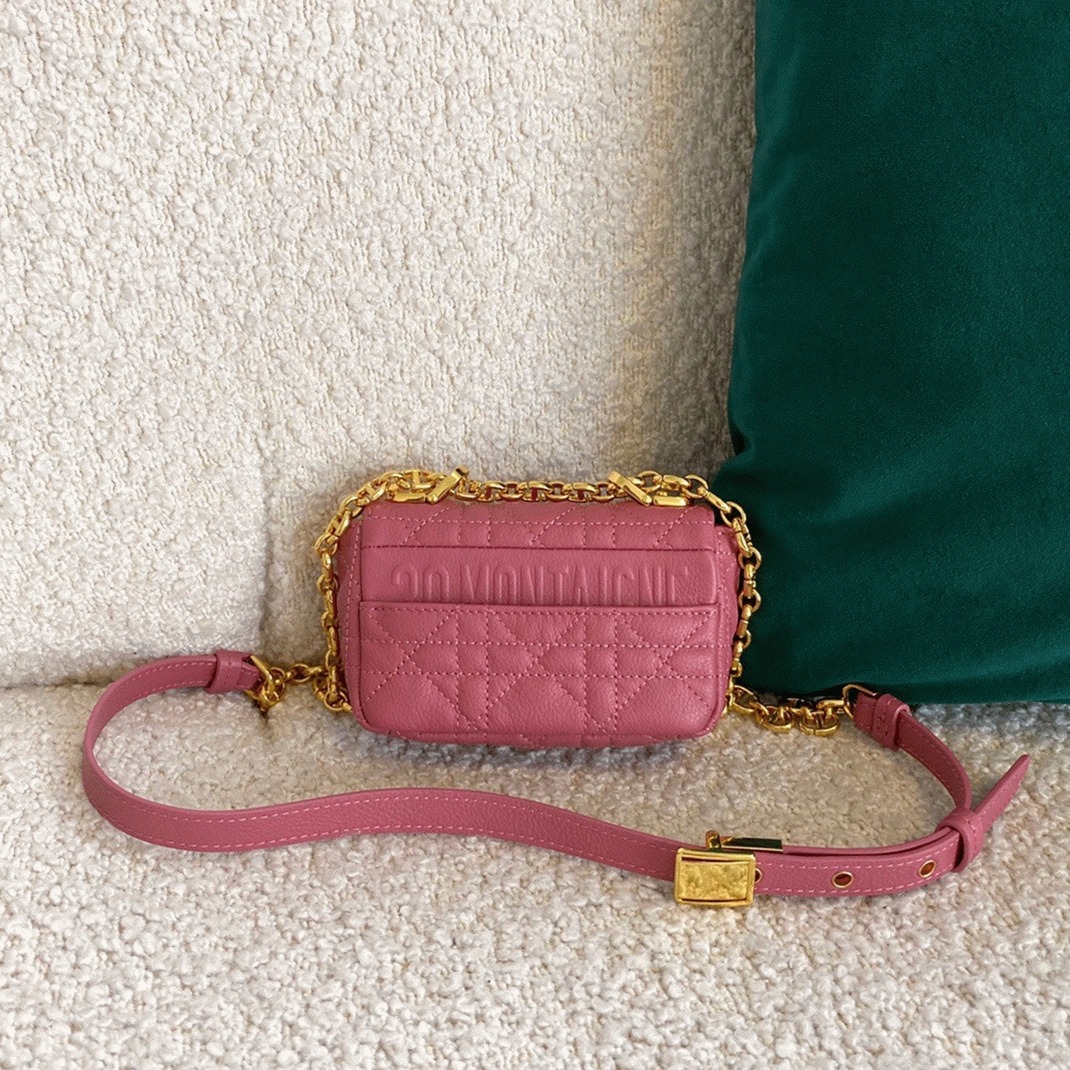 D10r Caro Micro Bag Fake in Pink
