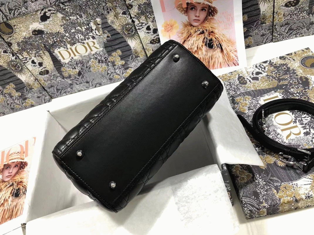 D10r Lady D10r Medium Bag Fake in Noir