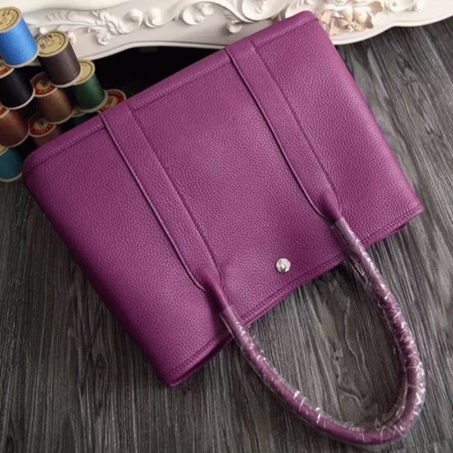 Purple Fake H**me5 Garden Party 30cm Fashion Tote