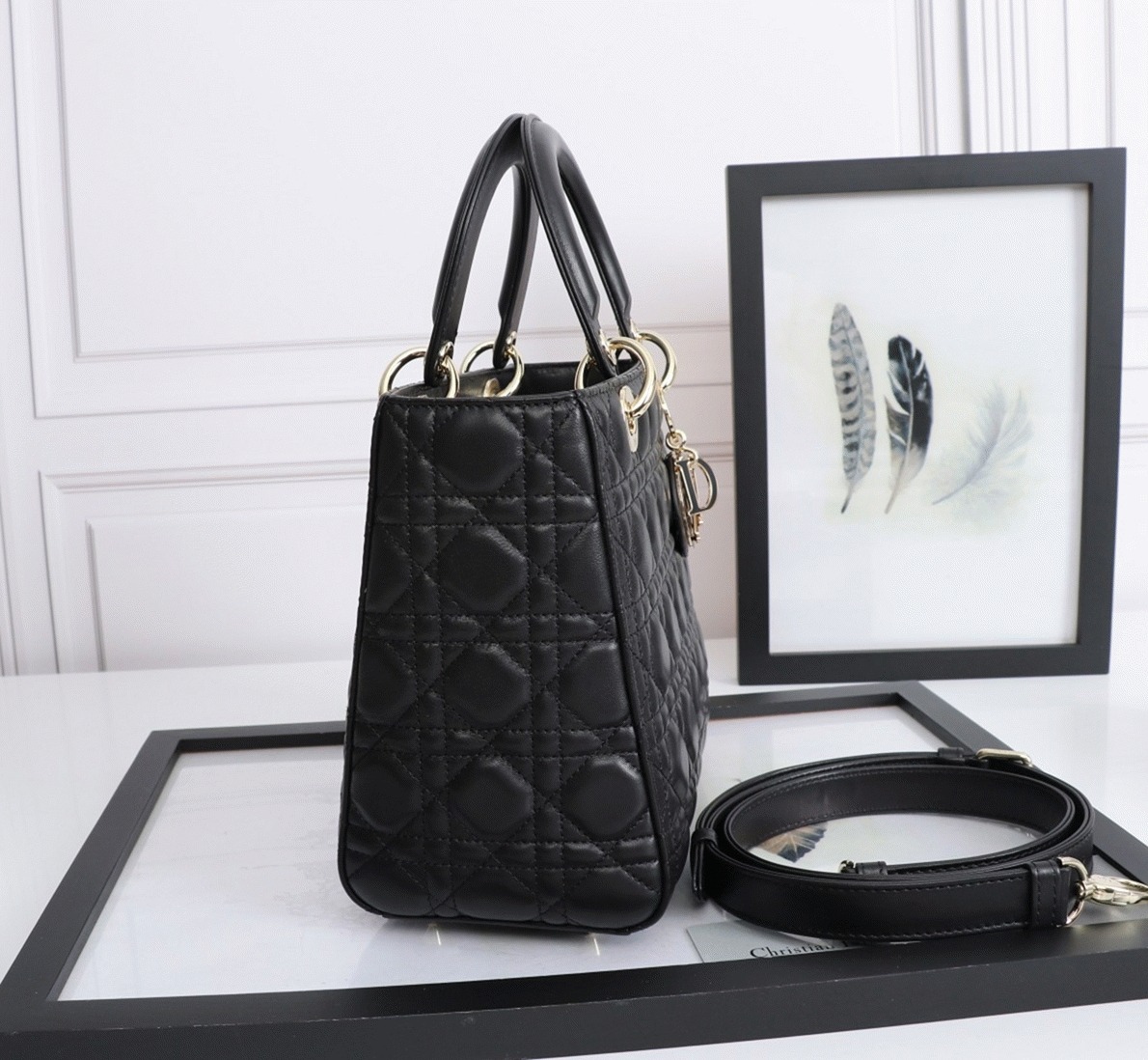 D10r Lady D10r Medium Bag Replica in Black