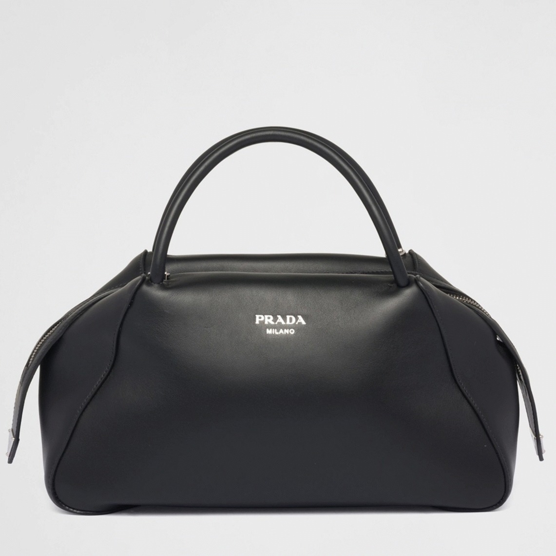 Pra*a S*pernova Medium Top Handle Bag Fake in Black