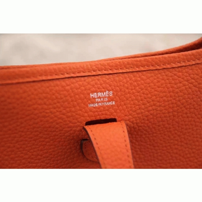 Orange Evelyne III PM Bag Fake AAA H**me5 Bright Shoulder Bag