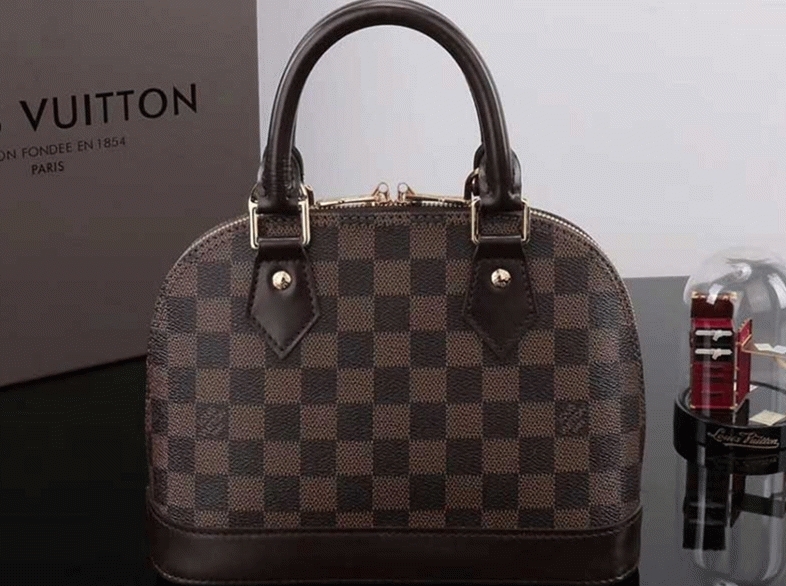 L0vis Vvtt0n Damier Ebene Canvas Alma BB Handbag