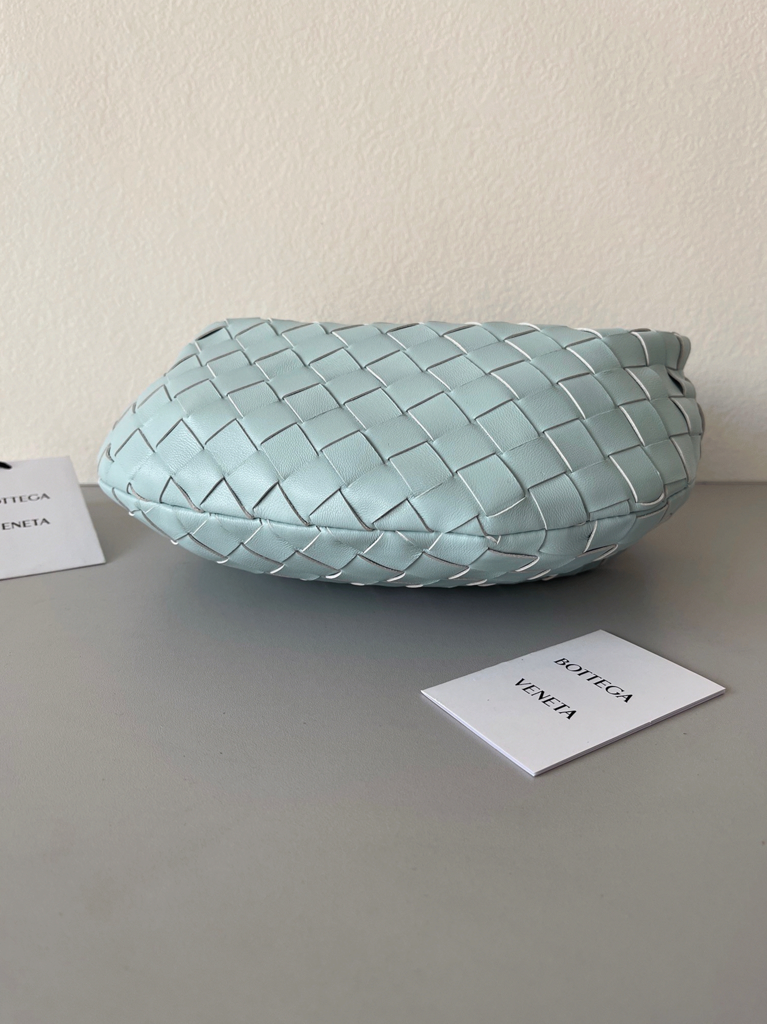 Fake B0tt*ga Ven*ta BV Jodie Mini Bag Teal Washed