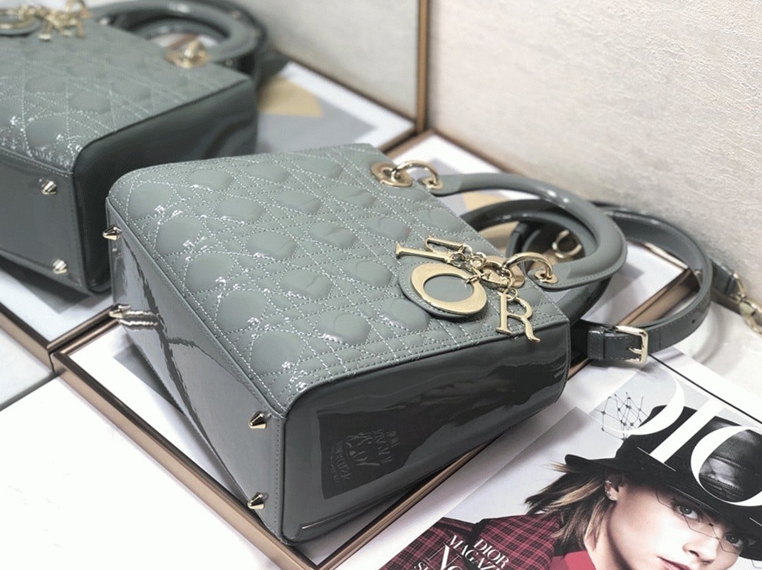 D10r Lady D10r Medium Bag Imitation in Grey