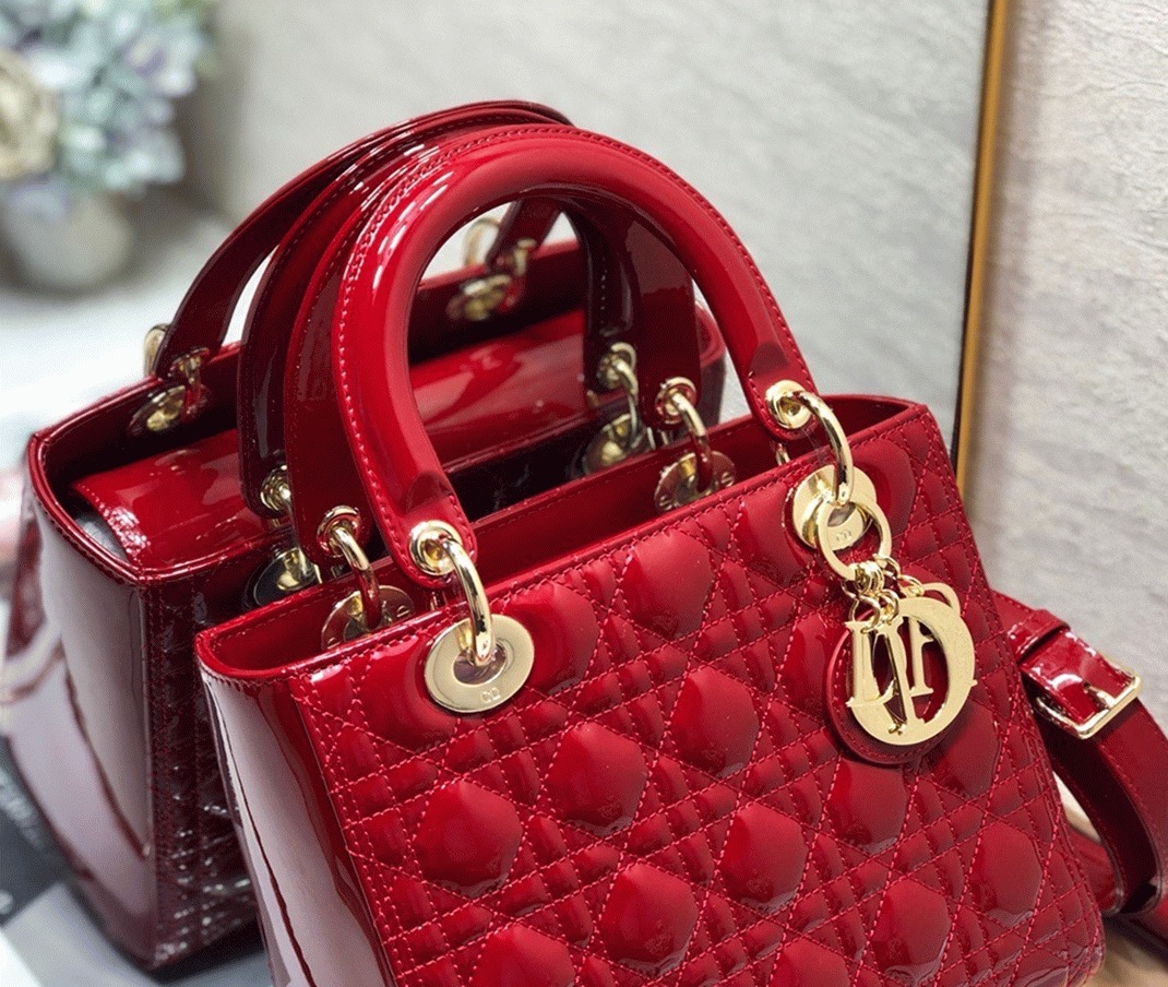 D10r Lady D10r Medium Bag Fake in Red