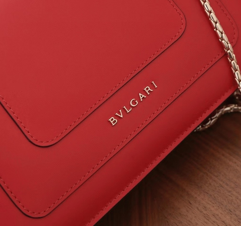 Replica Bv1g*ai Serpenti Forever Small Cross-body Bag Red Calfskin
