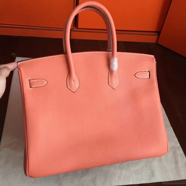 crevette shade preM1vm knockoff h**me5 birkin 35cm bag