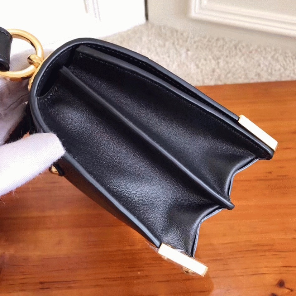 Black Pra*a Cahier Shoulder Bag Replica