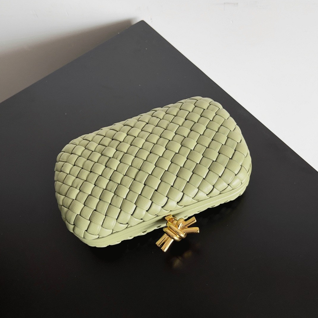 Replica B0tt*ga Ven*ta Knot Minaudiere Clutch Travertine