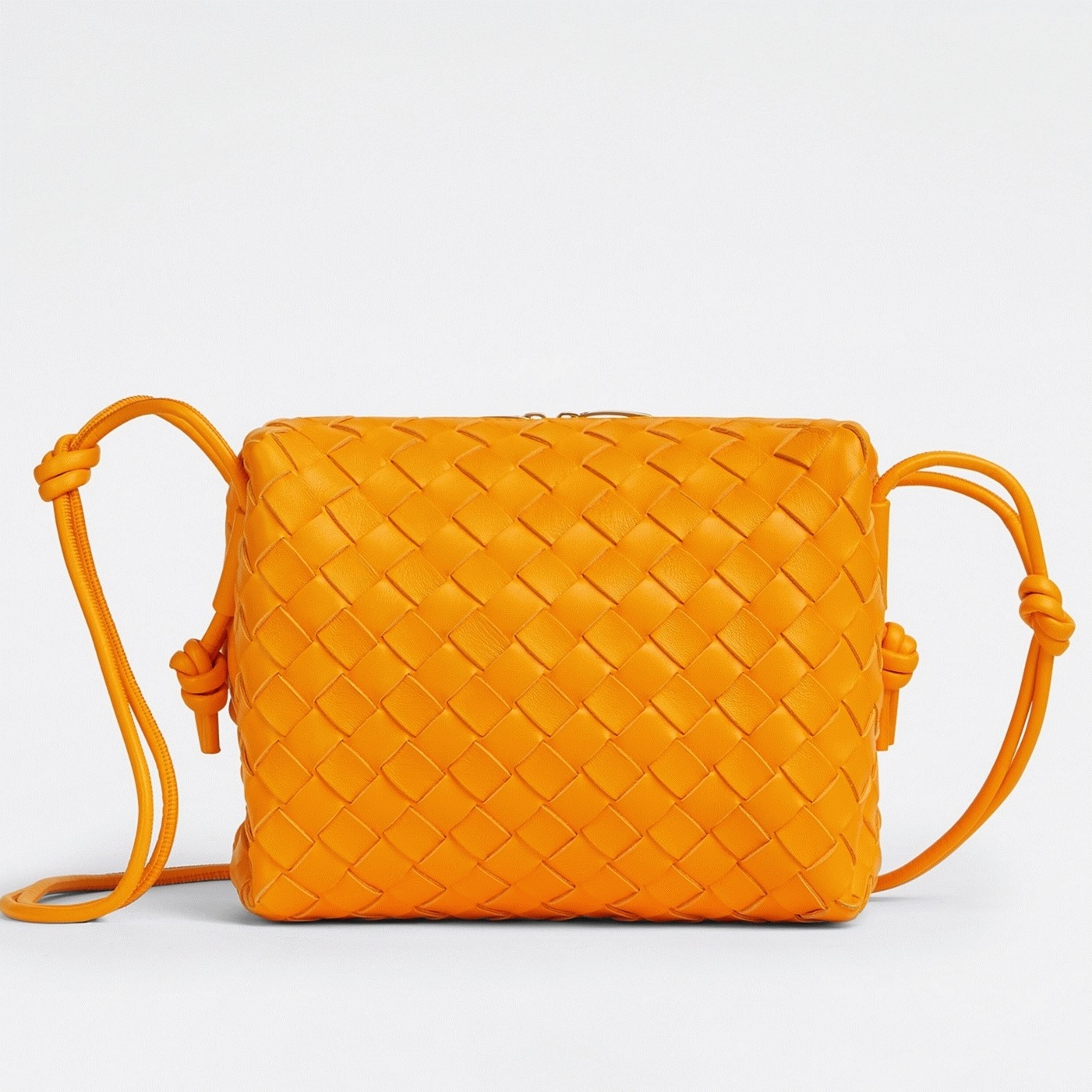 Faux B0tt*ga Ven*ta Loop Small Bag Orange