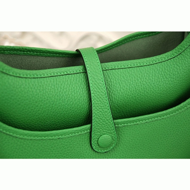 Bamboo Color Fake Luxury H**me5 Evelyne III PM Crossbody Bag