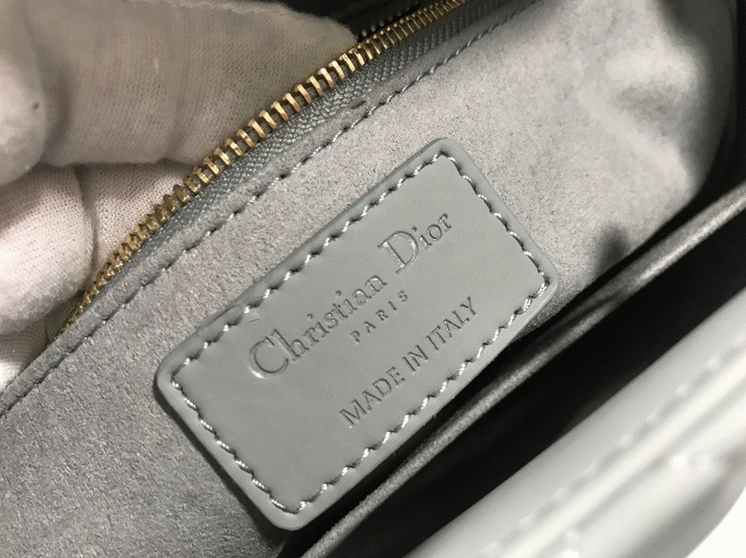 D10r Lady D10r Medium Bag Replica in Grey