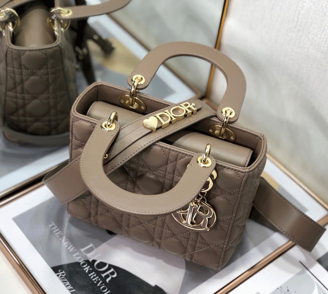 D10r Small Lady D10r My ABCD10r Bag Fake in Warm Taupe