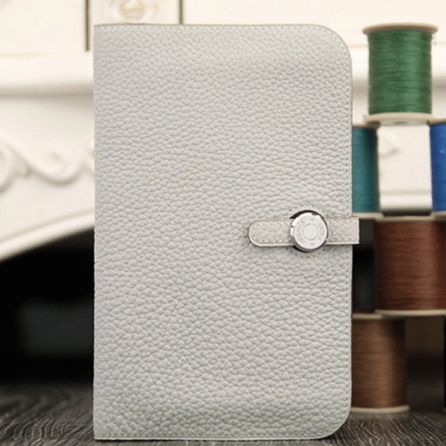 White fake H**me5 Dogon combine wallet