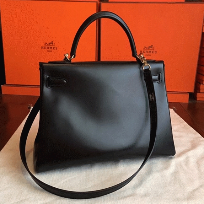 Black Box Replica H**me5 Kelly Retourne 32cm Sophisticated Handbag