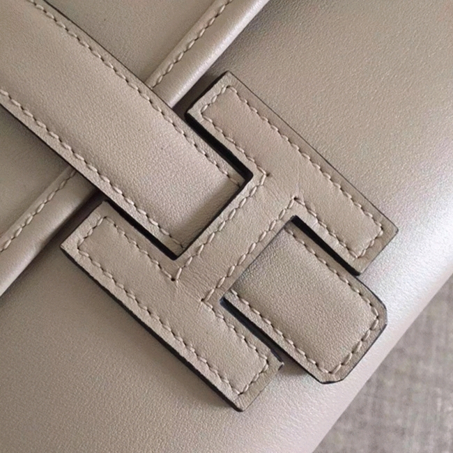 Grey Fake H**me5 Jige Elan 29 Chic Neutral Clutch