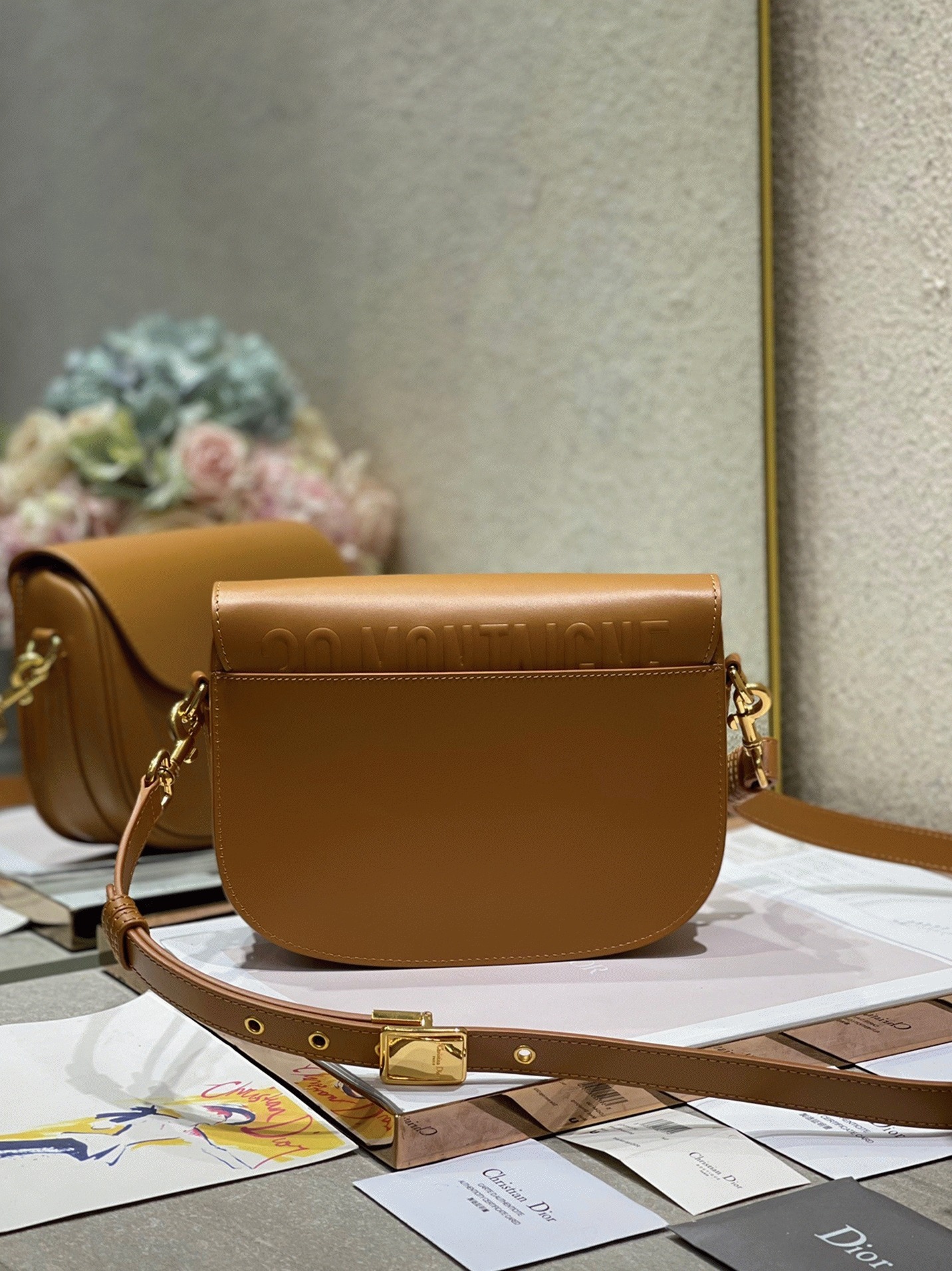 D10r Bobby Medium Bag Fake in Brown