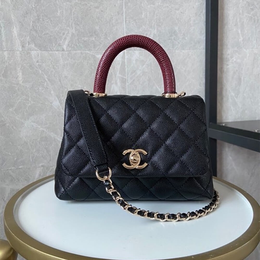 Ch**el Coco handle flap shoulder bag Mini